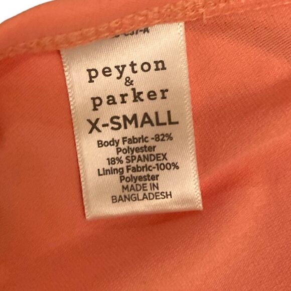 Peyton And Parker Coral Escape Bikini Top, Size XS, NWT - Picture 7 of 9